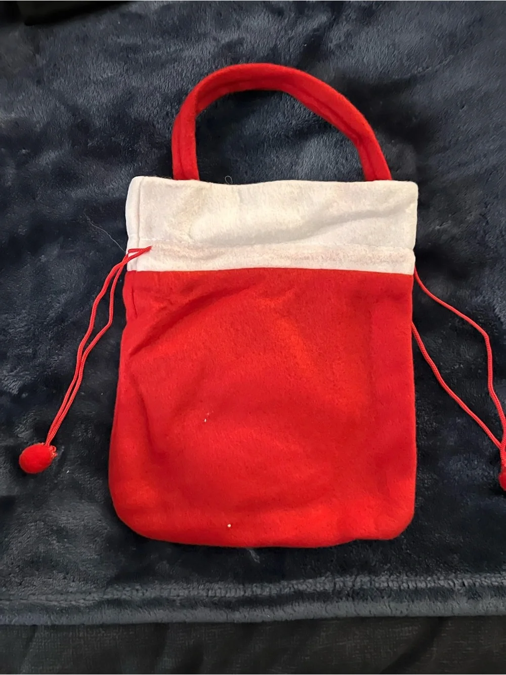 NEW 20 pieces Kids Holiday Plush Bear Tote Bag in Red and White